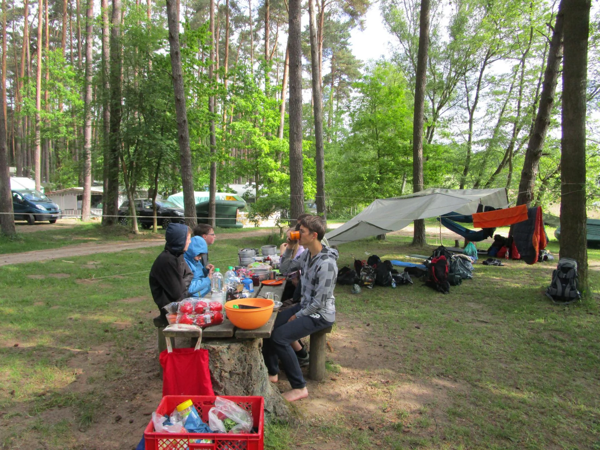 Kanu- Floßtour 2015