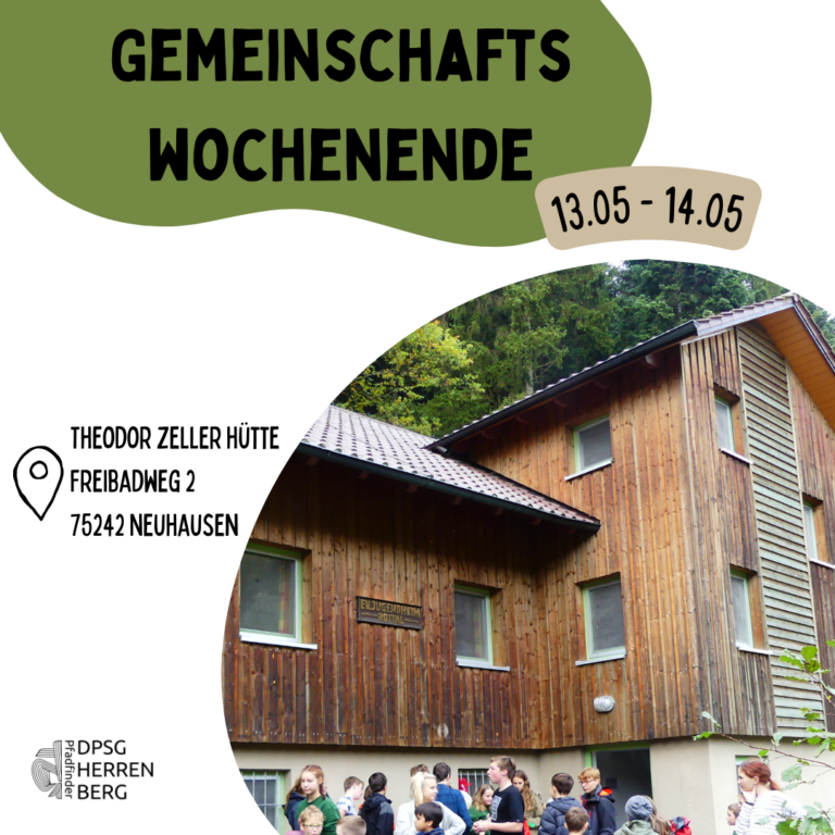 Mehr über den Artikel erfahren Einladung zum GemeinschaftsWE